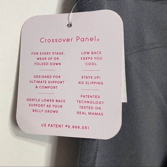 Isabel Maternity Active Capri & Crossover Leggings - Picture 5 of 8